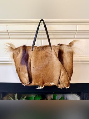 FENDI | Vintage Real Gazelle Fur Tote Bag